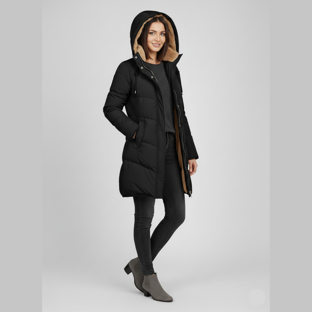 Isolierte Damenjacke in Schwarz, Blau oder Rot – Hochwertige Materialien, Thermo-Futter, Pflegeleicht, S-XL 2