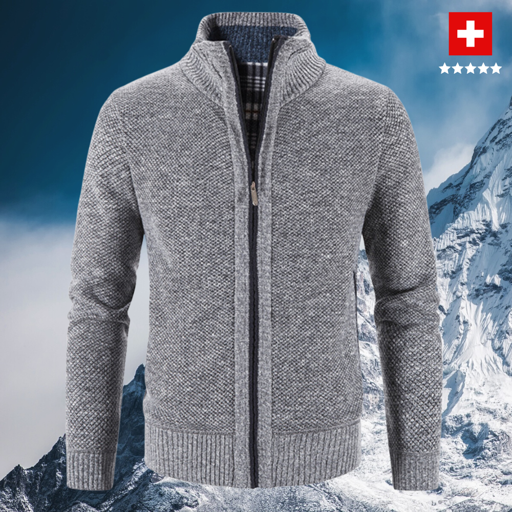 Markus - Modischer und Eleganter Herren-Winter-Cardigan | Stilvolle Herrenmode für kalte Tage