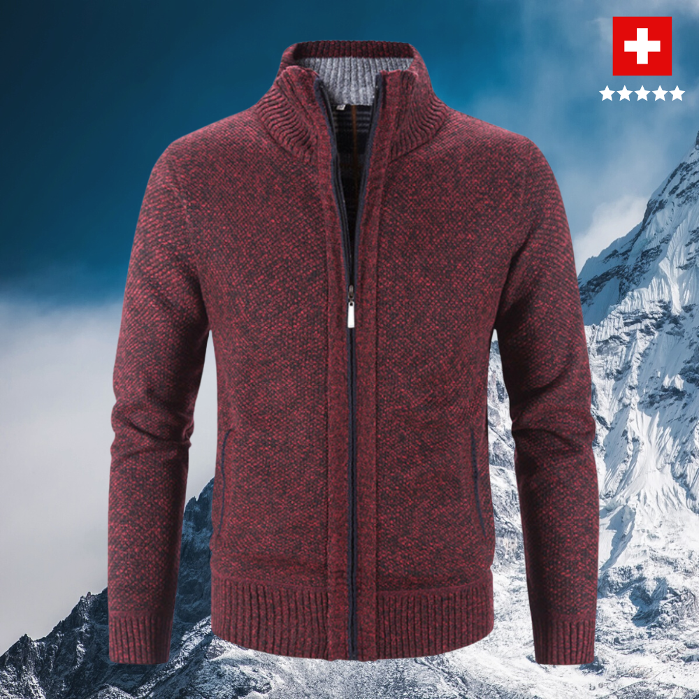 Markus - Modischer und Eleganter Herren-Winter-Cardigan | Stilvolle Herrenmode für kalte Tage