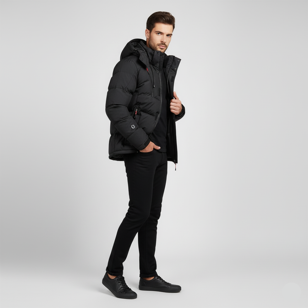 Leichte Daunenjacke Damen in Schwarz – Atmungsaktive und Wasserabweisende Daunenjacke für Optimale Wärme und Stil 0