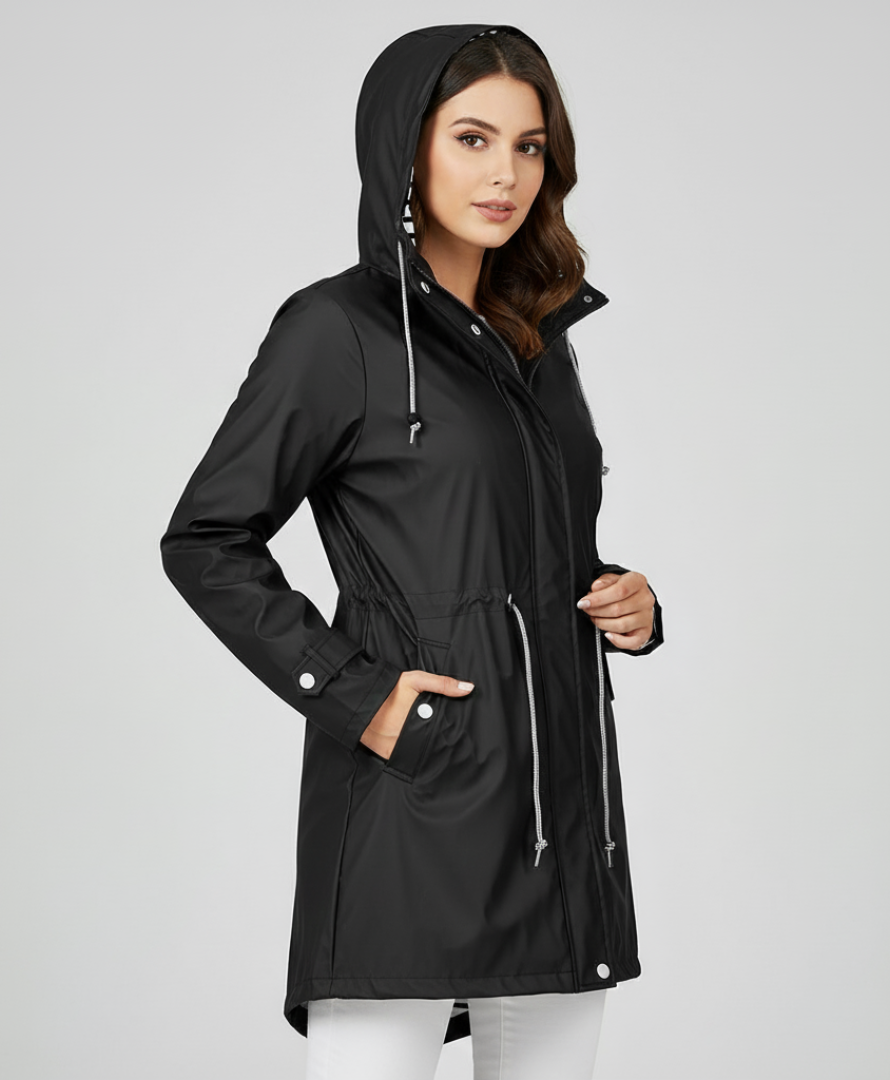 Margret - Wasserdichter Kapuzenmantel für Damen und Herren | Regenjacke für Outdoor-Aktivitäten