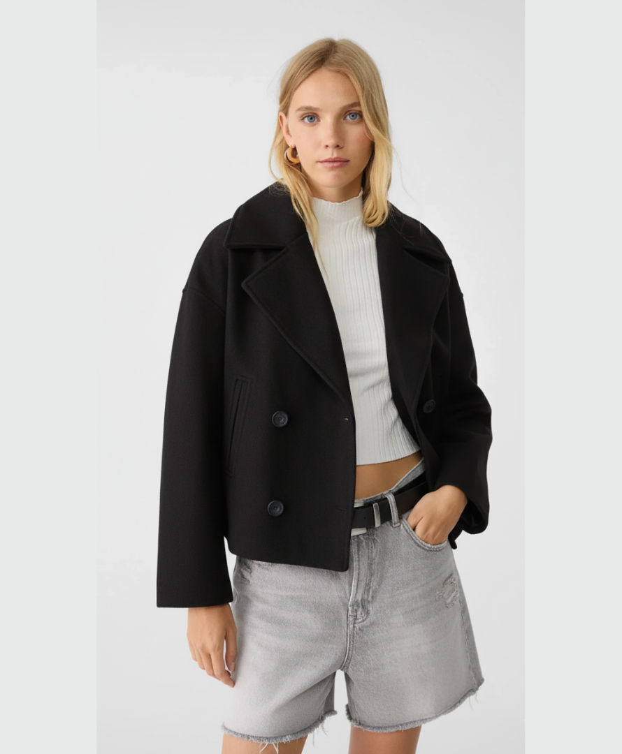 Damen Kurzjacke

Damenjacke Doppelreiher

elegante Damenjacke

taillierte Damenjacke

stilvolle Oberbekleidung Damen
modische Jacke für Frauen

Herbstjacke Damen Schweiz
stilvolle Damenjacke für Büro und Alltag

elegante Damenjacke für den Herbst

taillierte Damen Kurzjacke mit Doppelreiher

hochwertige Damenjacke online Schweiz

moderne Kurzjacke für Frauen in der Schweiz
kurze Jacke Damen kaufen

Damenjacke mit Knöpfen

feminine Silhouette Jacke